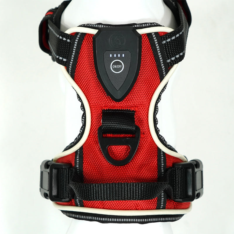 Dog GPS LED Light Positioner Chest Strap