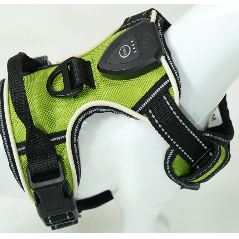 Dog GPS LED Light Positioner Chest Strap